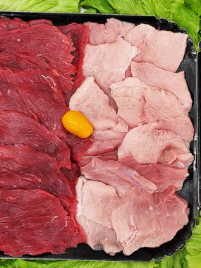 Plateau Pierrade avec Canard et veau