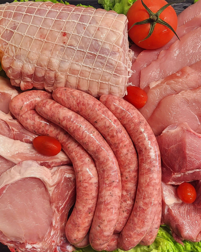 Colis de porc fermier