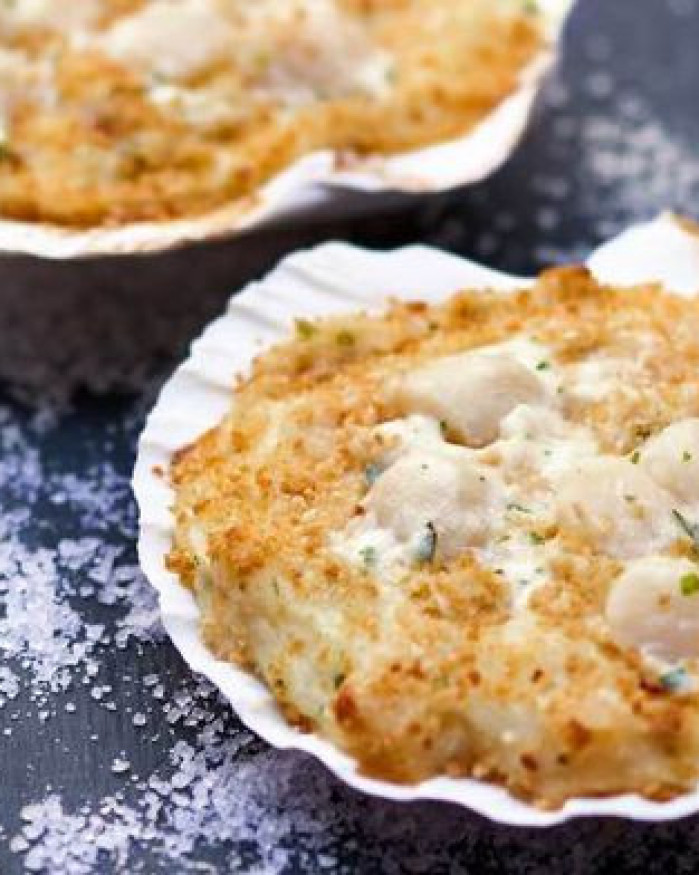 Cassolette de Noix de Saint-Jacques sauce Safran