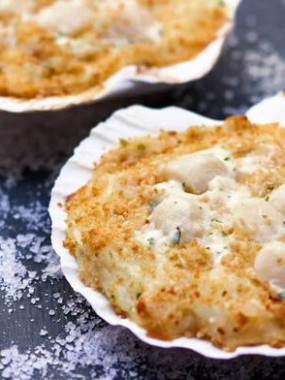 Cassolette de Noix de Saint-Jacques sauce Safran