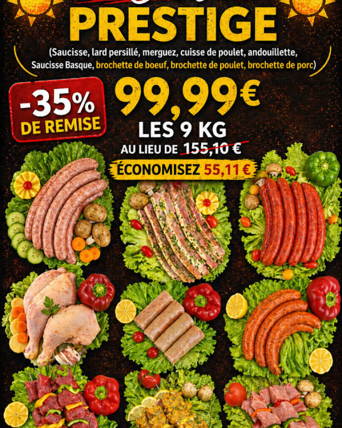 Colis prestige 9kg