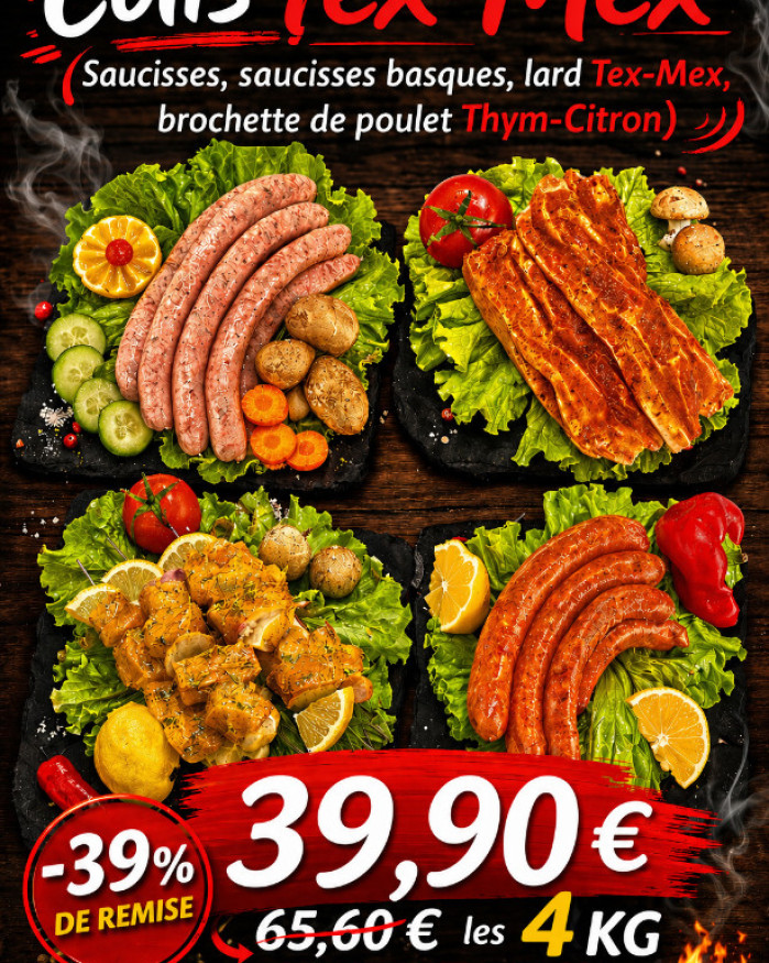 Colis Tex-Mex 4 Kg