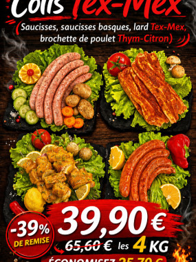 Colis Tex-Mex 4 Kg