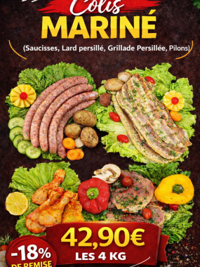 Colis barbecue mariné