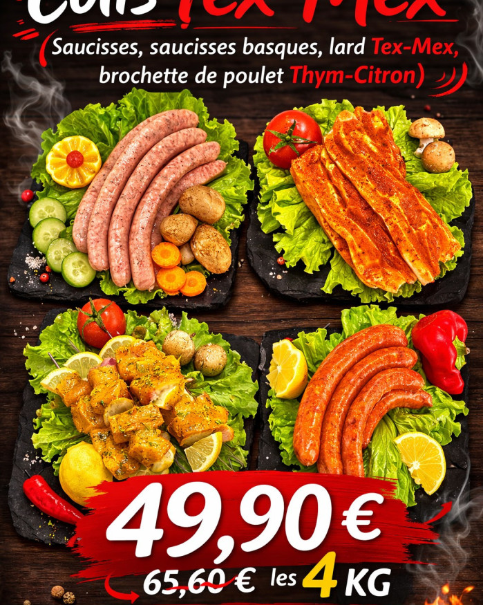 Colis Tex-Mex 4 Kg
