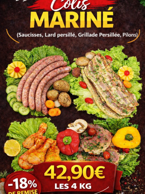 Colis barbecue mariné