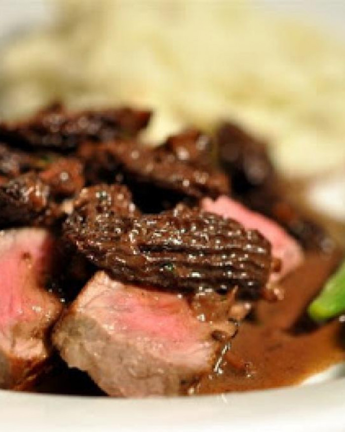 Filet de bœuf sauce aux morilles