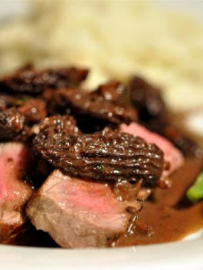 Filet de bœuf sauce aux morilles