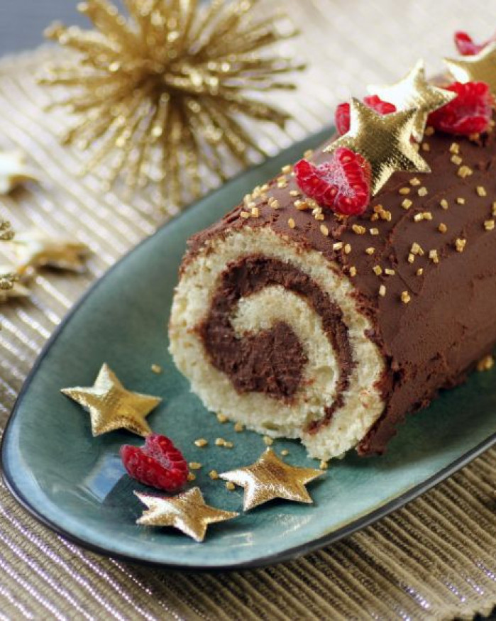 Bûchette au chocolat