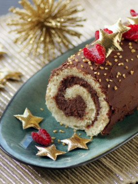 Bûchette au chocolat