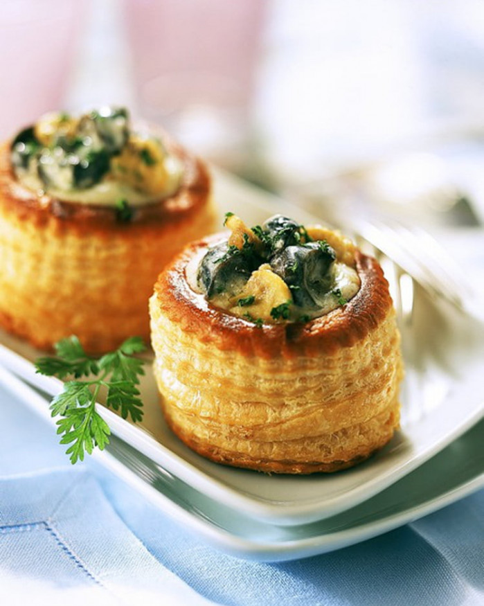 Croustade d'escargots