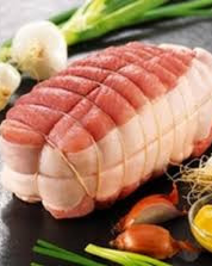 Rôti de porc jambon