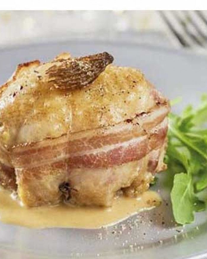 Ballotine de pintade aux morilles