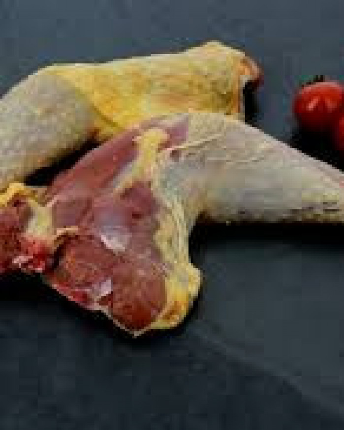 Cuisse de pintade chaponnée