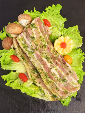 Lard mariné Persillade