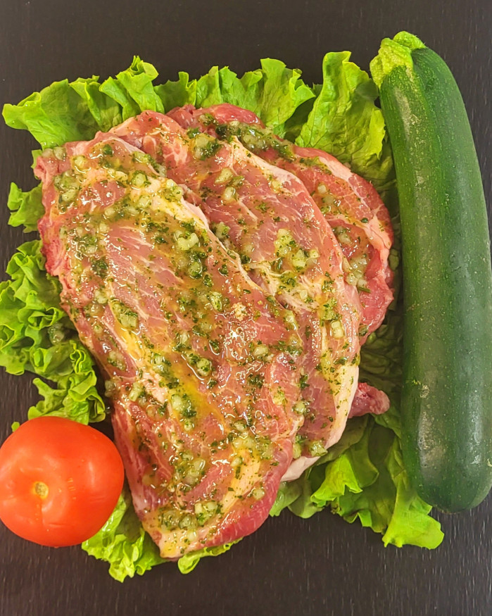 Côtes de porc persillées