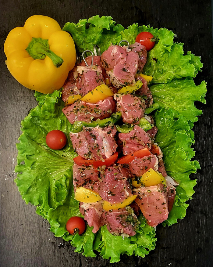 Brochettes de Porc persillées