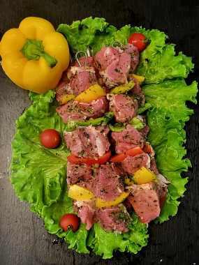 Brochettes de Porc persillées