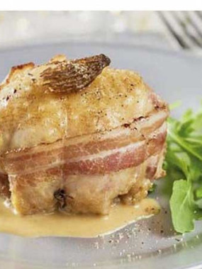 Suprême de pintade aux girolles