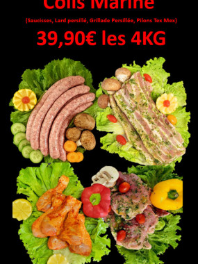 Colis barbecue mariné