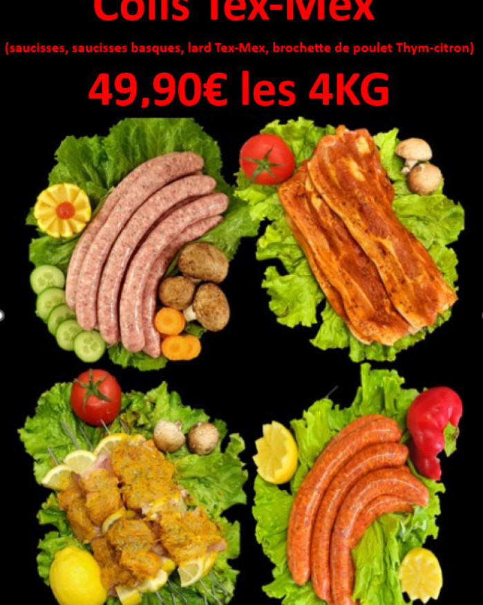 Colis Tex-Mex 4 Kg