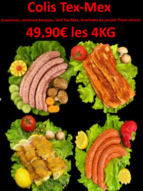 Colis Tex-Mex 4 Kg