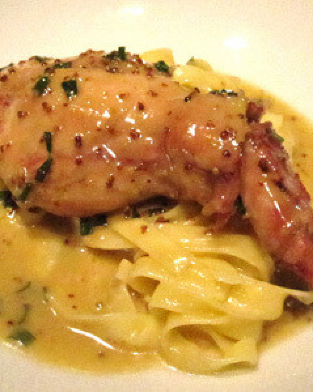 Cuisses De Lapin à La Moutarde Au Four